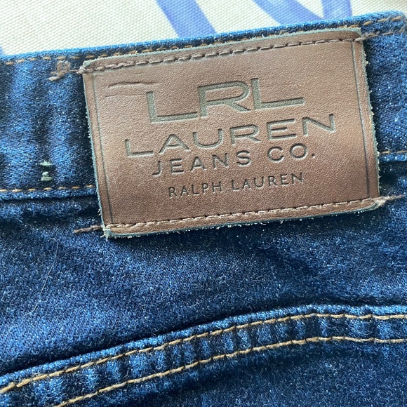 Ralph Lauren Blue Denim Jeans Size 14 Classic Straight  Worn 3 Times - Picture 3 of 8